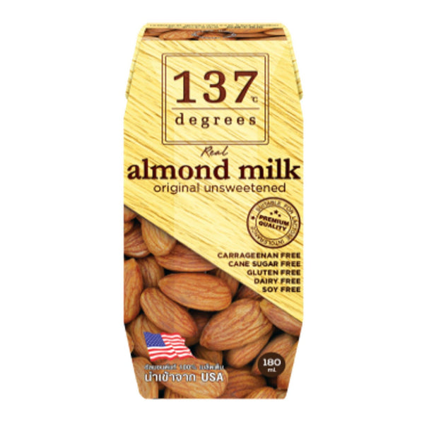 137°c Degrees, Almond Milk Unsweetened, 180ml